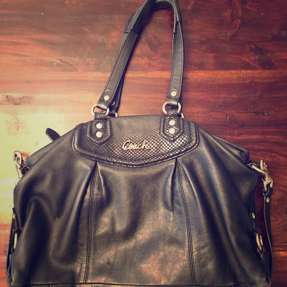 Leather Coach Purse
